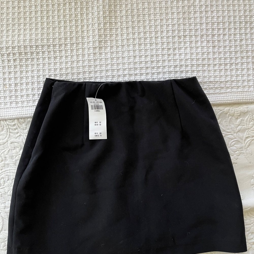 Abercrombie & Fitch Black Pencil Mini Skirt